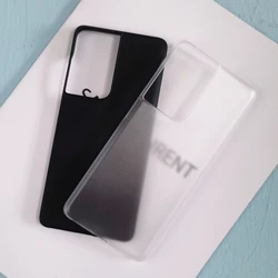 For Samsung Galaxy S22 S20 S21 FE Plus Note20 Ultra Slim Matte Hard Plastic Case Candy Color Frosted Anti-fingerprint PC Cover