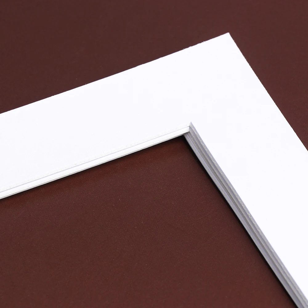 5 قطعة الأزياء الأبيض الصورة الحصير مستطيل ورقة يتصاعد UniqueTextured سطح ل 6/7/8/10 بوصة الصورة إطارات Passe-Partouts