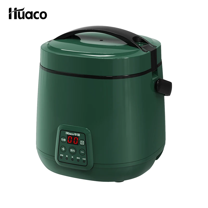 Huaco Electric Rice Cooker Non-Stick Smart Household Appliance Mini Portable Cooking Machine Make Cake Porridge Soup 1.2L/1.8L