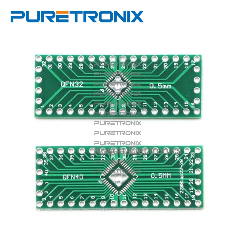 QFN32 to DIP32 QFN40 to DIP40 어댑터 0.5mm 피치, 10 개