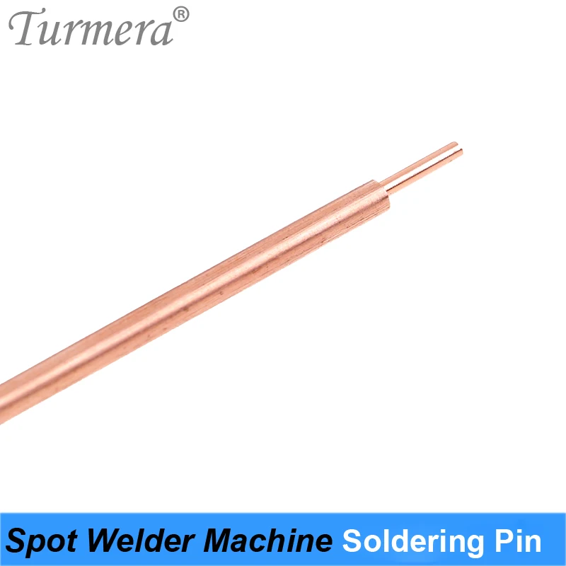 Haste de solda de cobre da alumina do diâmetro do ponto 100mm do pino 80mm 1.5mm das agulhas da soldadura do ponto de turmera para o uso da máquina do soldador do ponto da bateria