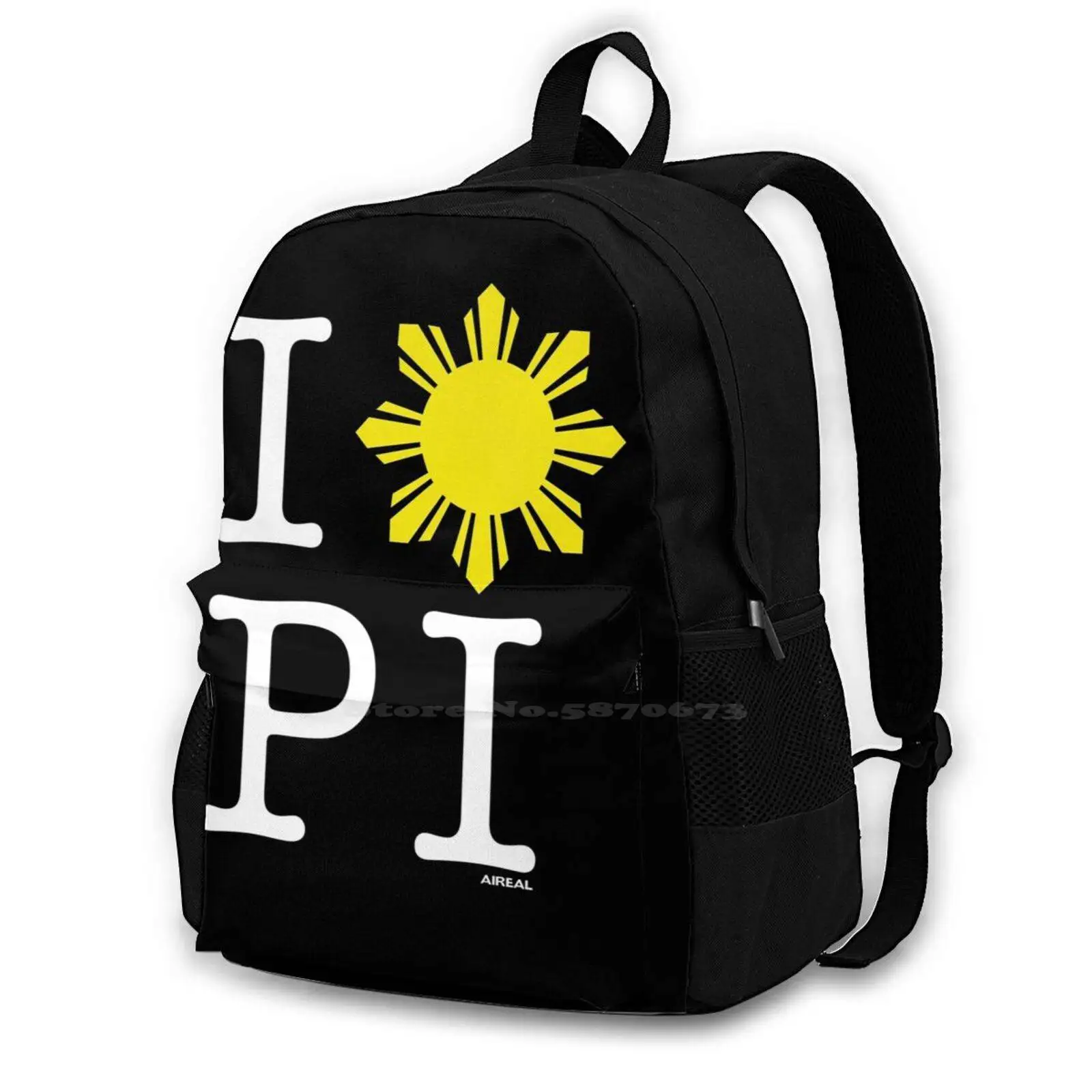 

I Love The Philippines By Aireal Apparel School Bags For Teenage Girls Laptop Travel Bags Flag Manny Philippines Filipino