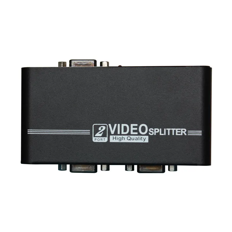 V1S2 VGA switch 2X1 support 1920 * 1080VGA signal output 1 in 2 out video separator for HDTV pc computer laptop monitor