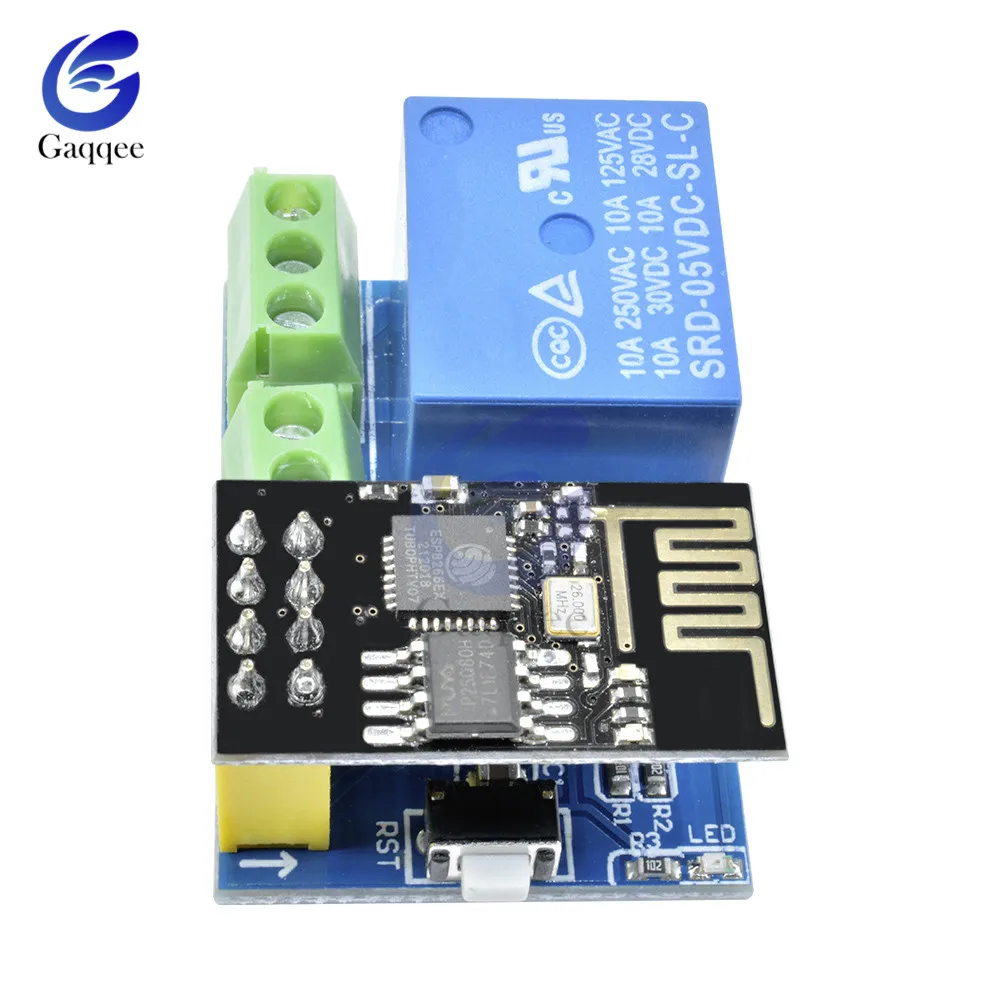 ESP8266 ESP-01 ESP01S 5V WiFi Relay Module ESP-01S Wireless Relay Module Things Smart Home Remote Control Switch Phone APP