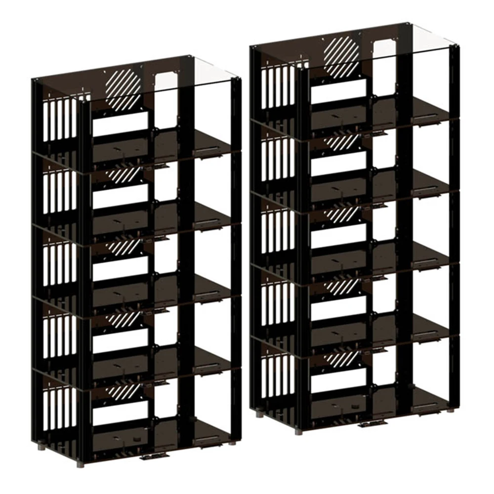 DIY Acrylic MATX Computer Case Kits Open Full Transparent Desktop Gaming Cases Unlimited Layout Accessories image 5