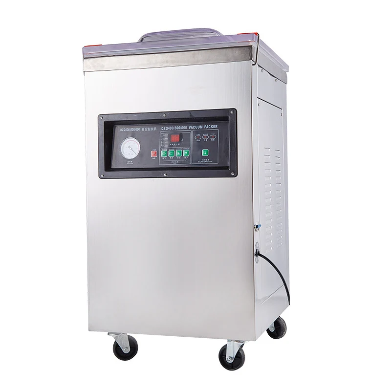 ماكينة الغلق الفراغي التجارية ، عبوة بلاستيكية أحادية الغرفة ، تعبئة البضائع الجافة ، معدات العمل الفارغة الحقيقية ، سائل الطعام ، 220 فولت ، 110 فولت