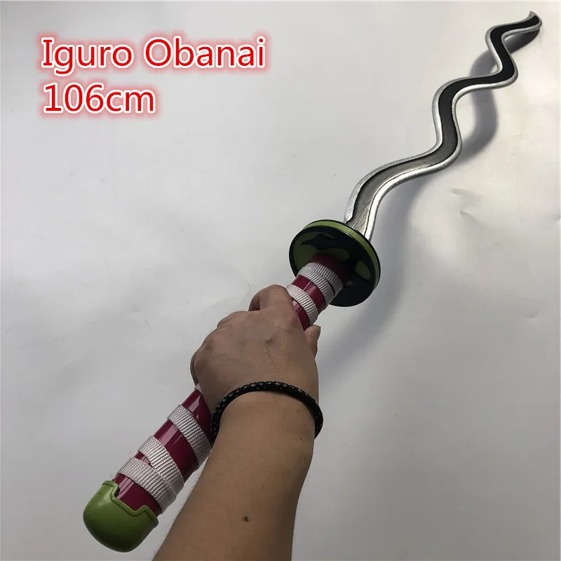 

Anime Iguro Obanai Cosplay Sword Kimetsu No Yaiba Iguro Obanai Cosplay Costum sword Prop 106cm