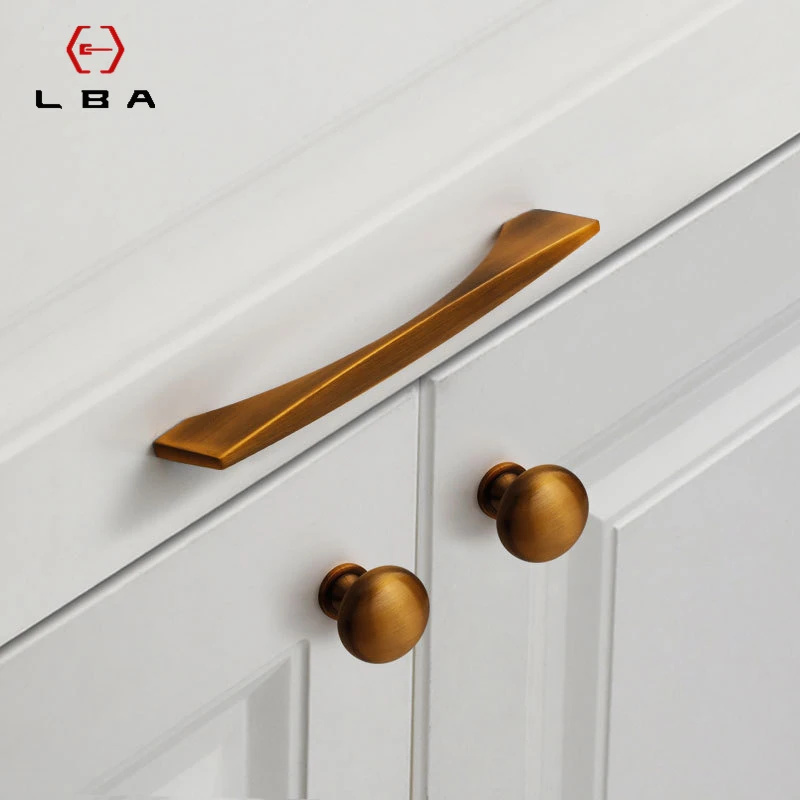 Zinc Alloy Decorative Furniture Door Handle Nordic And Chinese Style Kitchen Cabinet Drawer Flush Handles For Interior Doors