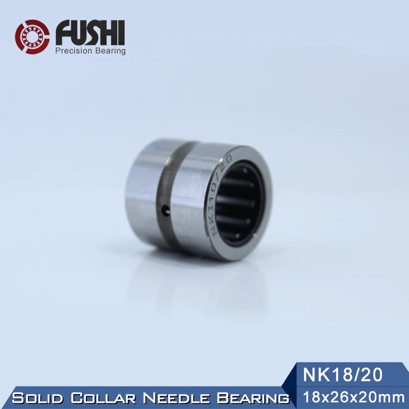 NK18/20 Bearing 18*26*20 mm ( 5 PC ) Solid Collar Needle Roller Bearings Without Inner Ring NK18/20 NK1820 Bearing