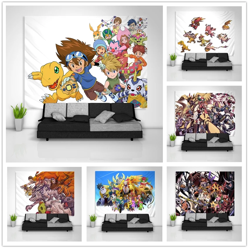 Digimon Japan Anime Posters Decoration Prints Adventure Wall Art Canvas Painting Nordic Home Decoration Wall Pictures No Frame