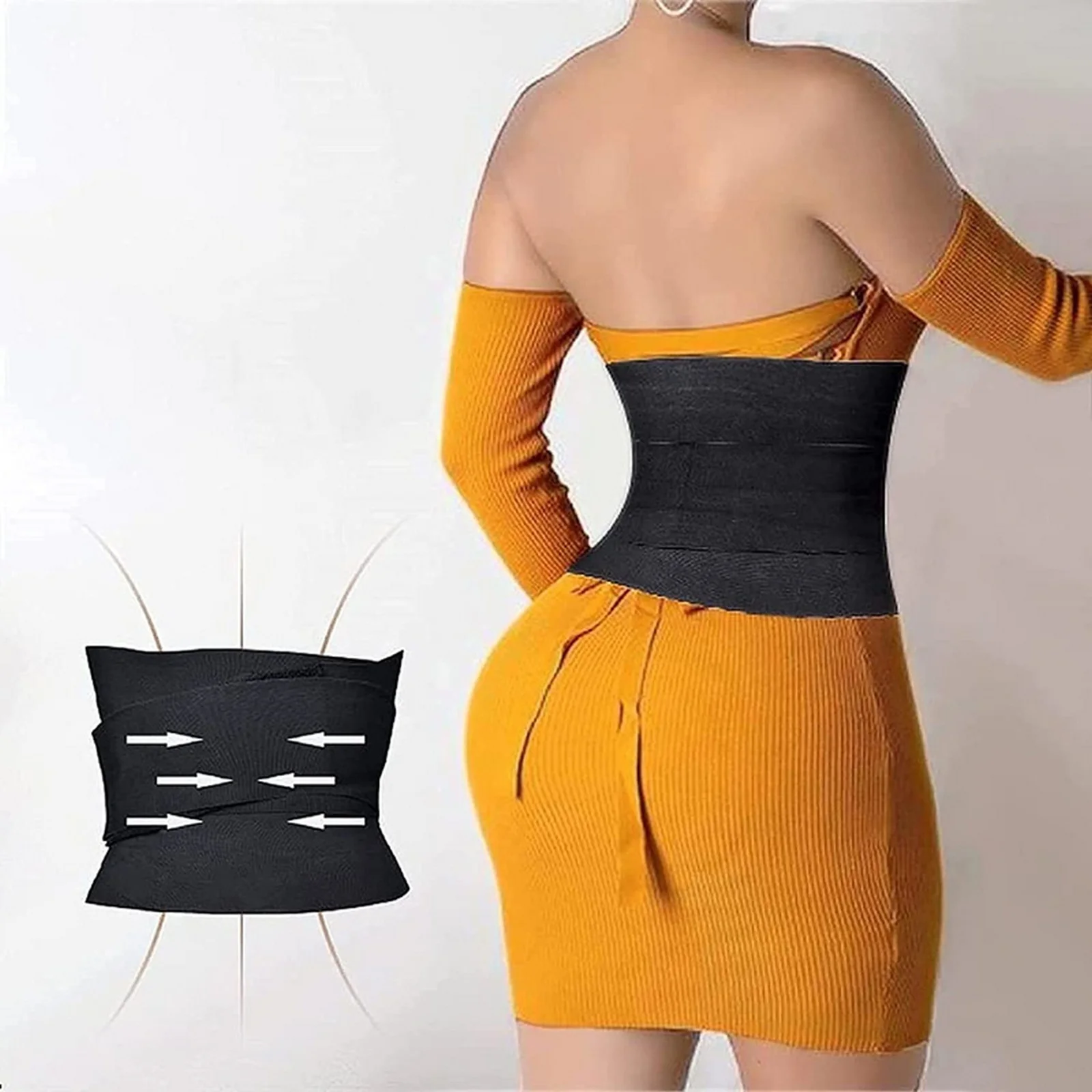 Hot Waist Trainer 3/4/5m Shaper Tummy Control Belt Sauna Slimming Strap Fitness Sweat Shapewear for Fat Burner