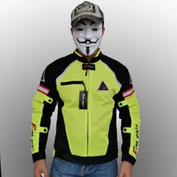Summer thin motorcycle riding jacket suits men's racing suits motorcycle anti-fall jacket mesh breathable jacket