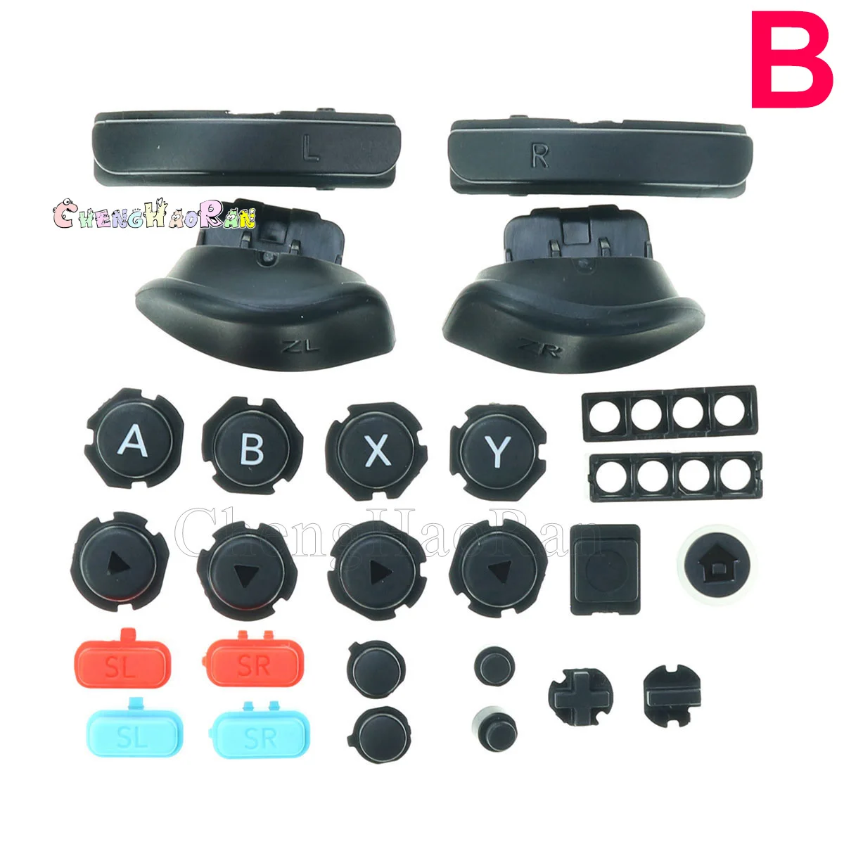 1 ZESTAW Zamienników Przycisków Joy-con L R ZL ZR ABXY D-Pad SL SR Trigger do Nintendo Switch Joycon Lewy Prawy