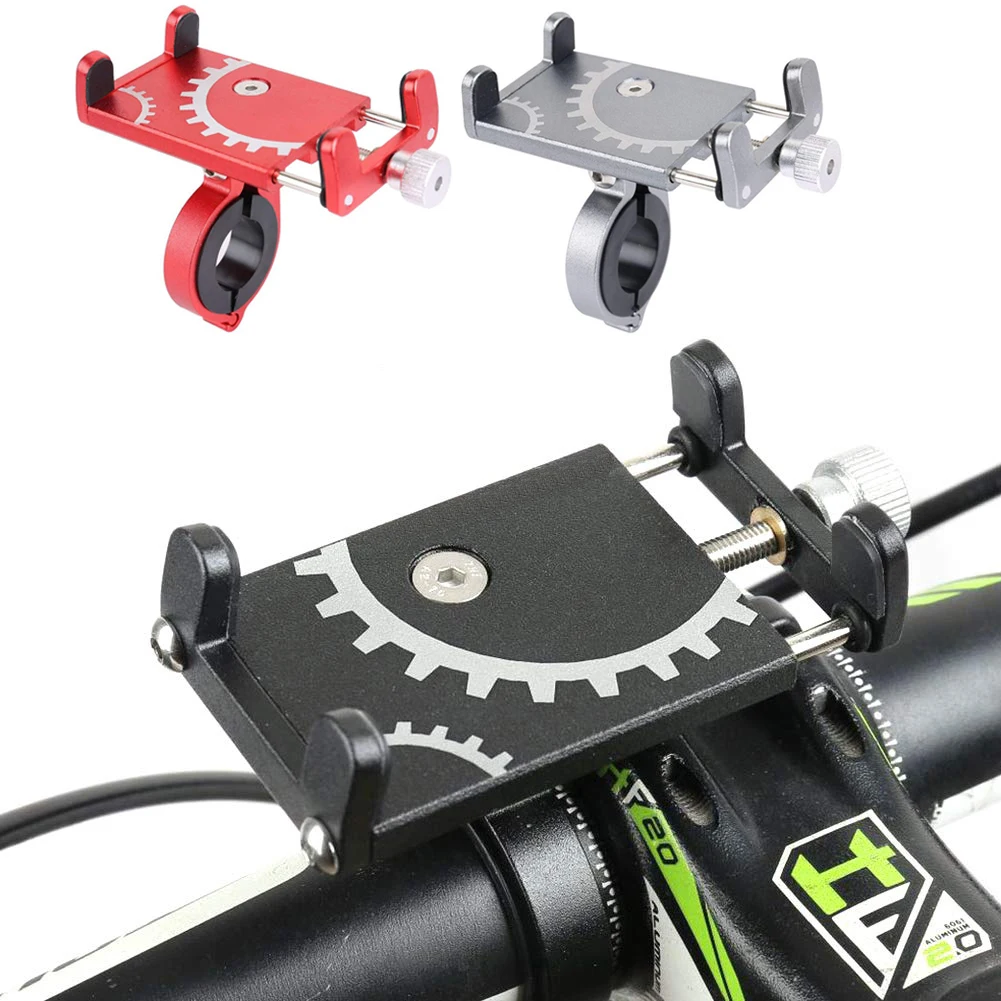 Metal Bicycle Mobile Phone Holder Universal MTB Bike Motorcycle Handlebar Bracket GPS Clip Mount for iPhone 12 11 Pro Max Xiaomi