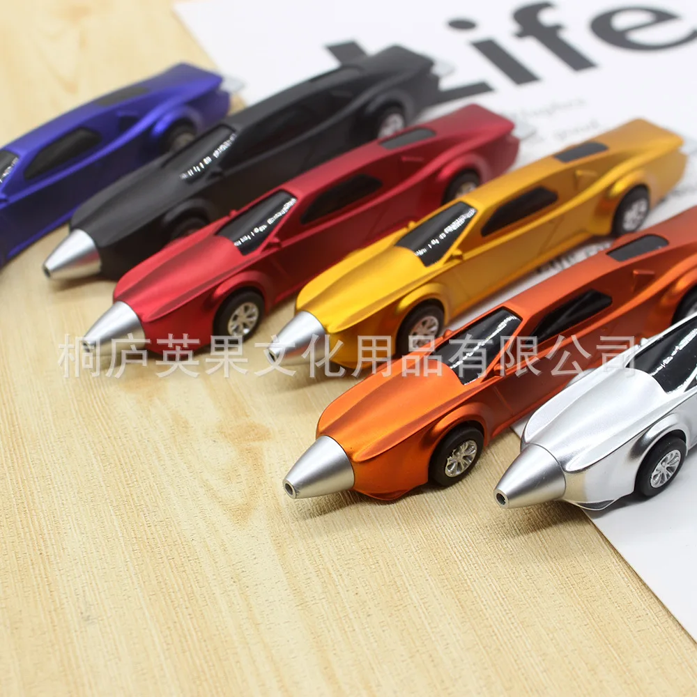 24pcs Creative Stationery Supercar Shape Ballpoint Pen Student Training Prize PromotionAl Gift Car Toy Pen