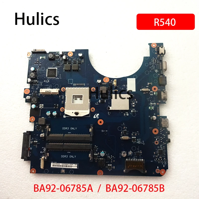 

Hulics Used BA92-06785A Mainboard For Samsung NP-R540 R540 Laptop Motherboard BA92-06785B DDR3 Main Board