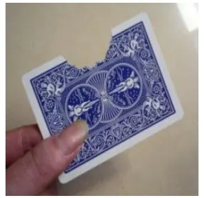 

Bite Out Card Magic Tricks Stage Close Up Magia Street Funny Card Magie Mentalism Illusion Gimmick Props Appear Vanish Magica