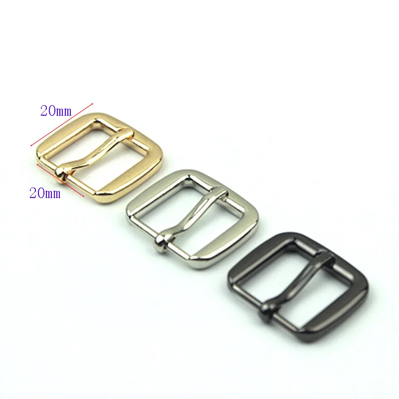 Handbag Shoes Strap Belt Metal Pin Buckles 20mm Slider Web Adjuster DIY Leather Craft Repair Accessory