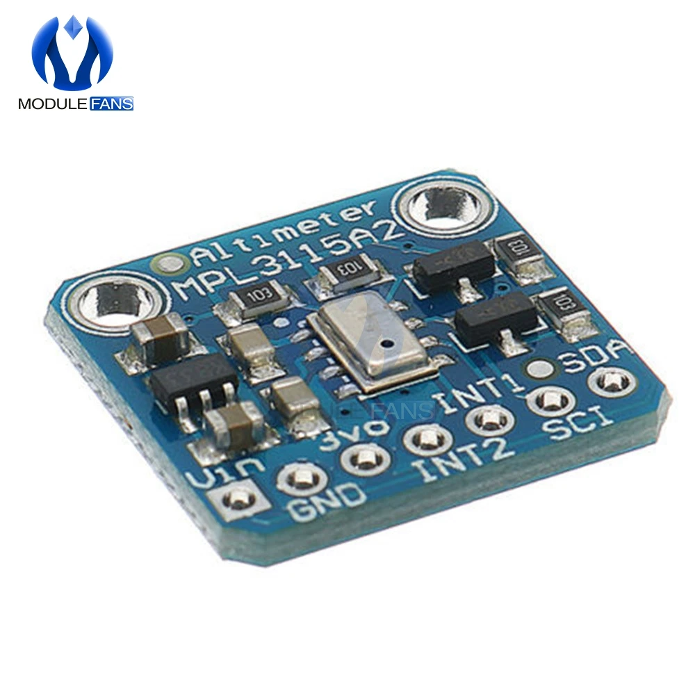 MPL3115A2 I2C البارومتري ذكي قياس درجة الحرارة قياس الارتفاع مجلس الاستشعار وحدة V2.0 لاردوينو مقياس الارتفاع 5 فولت