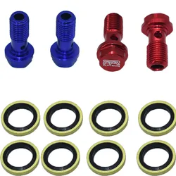 Hydraulic Clutch and Brake Oil Hose Fuel Hose oil cooler  Refitting aluminum M10 Bolts For Connector End