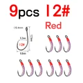 9 piezas rojas talla 12