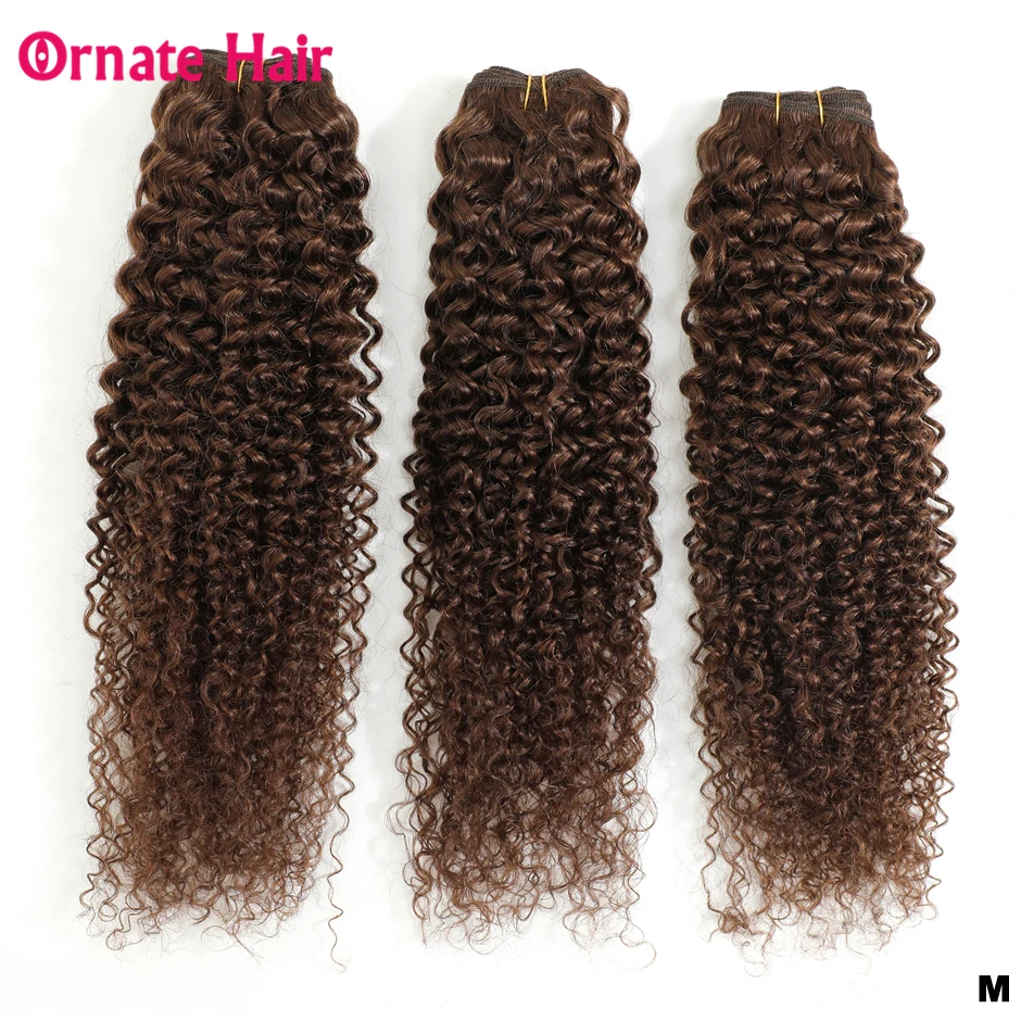 Brazilian Water Wave Human Hair Bundles Weave 10-24 Inch Pre-Colored Hair Extension Middle Ratio 1/3/4 PCS/Lot