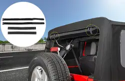 Cinghie per lunotto posteriore per auto cinghie superiori morbide regolabili per Jeep Wrangler JK JKU JL 2007-2018 2019 2020 2021 2022 accessori interni