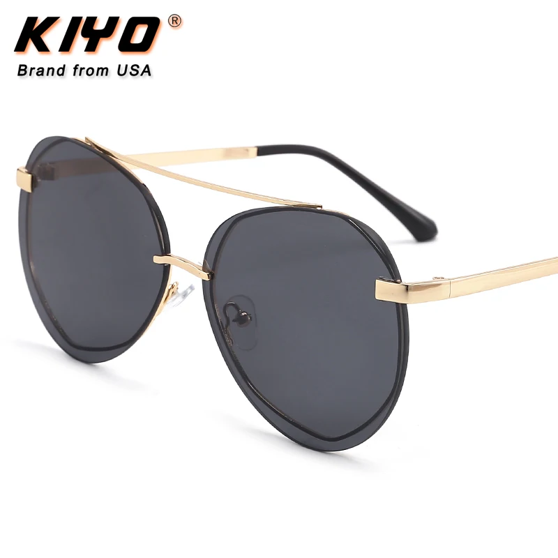 KIYO Brand 2020 New Women MenPolarized Sunglasses Metal Fashion Sun Glasses High Quality UV400 Driving Eyewear 8973