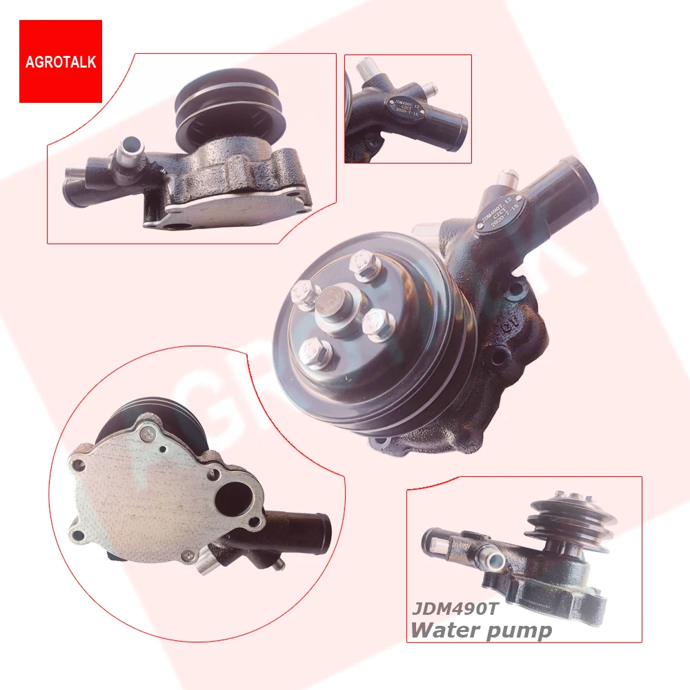 Bomba de agua JDM490T para motor Jiangdong, comprueba la forma al realizar el pedido, número de pieza: