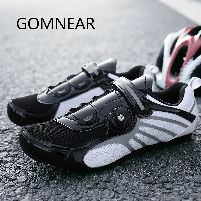 GOMNEAR Professional Light Road Cycling Shoes Men Women Mountain Bike Shoes Self-locking Bicycle MTB Shoes Zapatillas Ciclismo