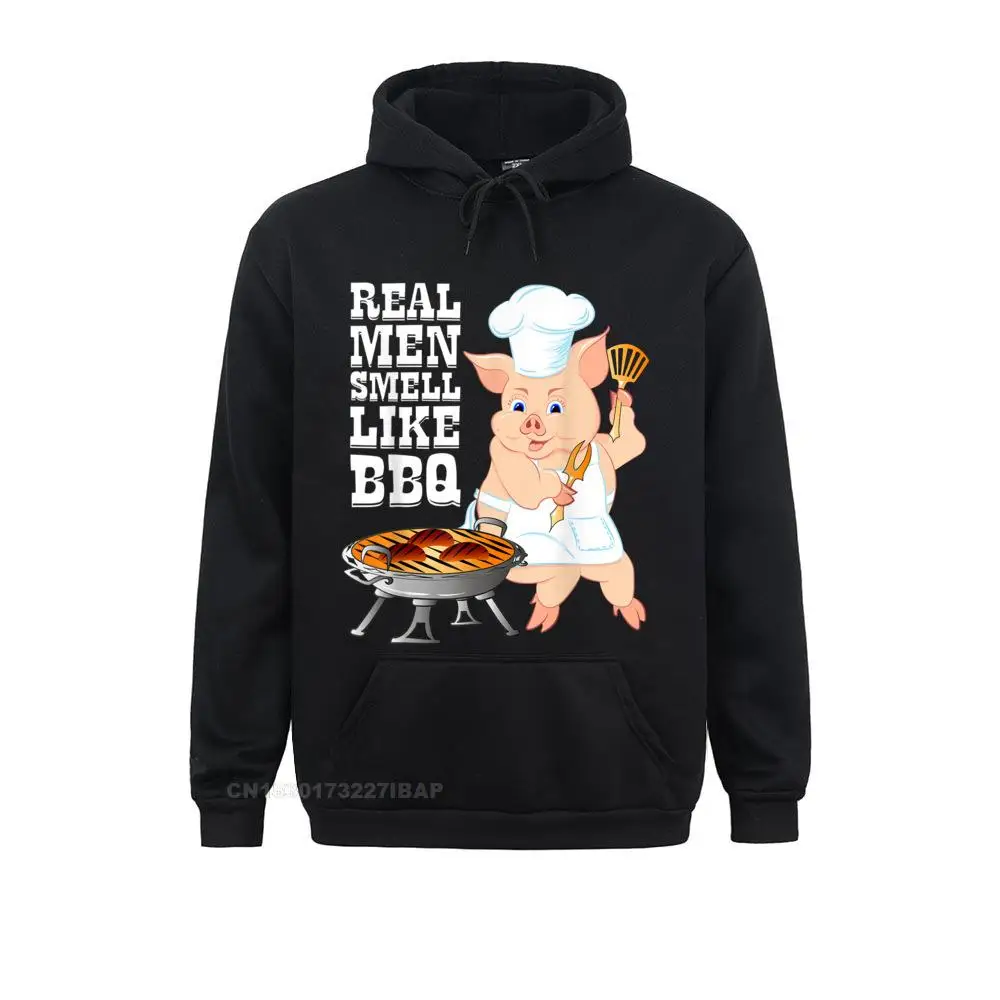 Real Men Smell Like BBQ Shirt Funny Barbecue Grill Printing Men Hoodies Funny Sportswears New Coming Long Sleeve Sweatshirts