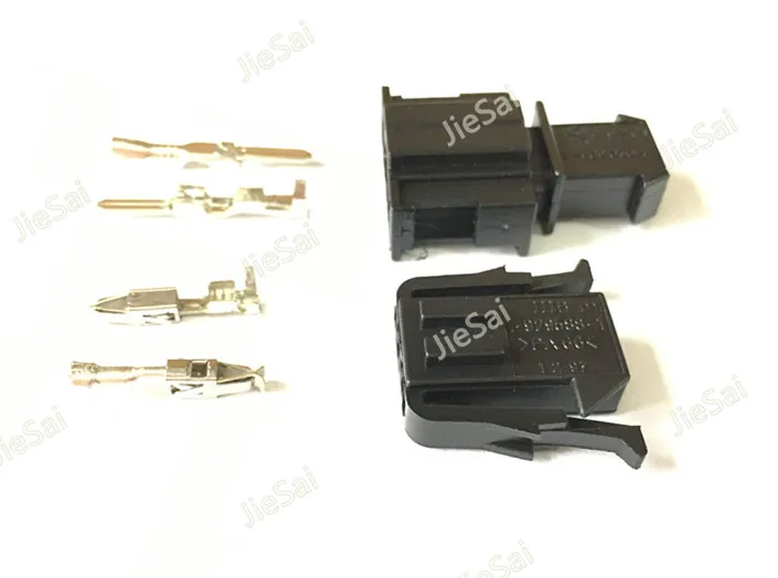 Female Male Automotive Connector 2 Pin ABS Sensor Wire Harness Connector Socket For VW Golf Plug