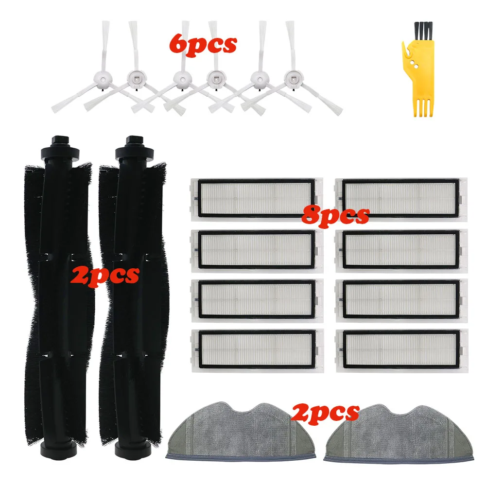 ล้างทำความสะอาดได้หลักแปรงแปรงด้านข้าง Hepa กรอง Mop ผ้าสำหรับ360 S5/S7หุ่นยนต์หุ่นยนต์เครื่องดูดฝุ่นเปลี่ยนอะไหล่