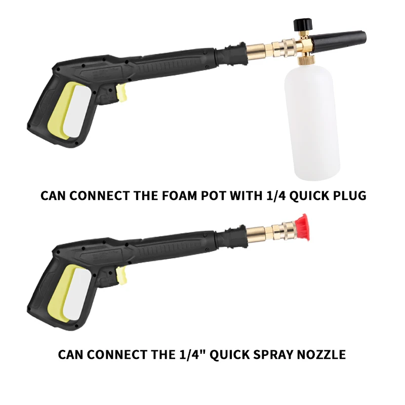 lava jato alta pressão lavadora de alta pressão jato de agua de alta pressão Adaptador para máquina de lavar alta pressão conector rápido 1/4 "para pistola varinha lança adaptador 1/4" plug rápido para karcher