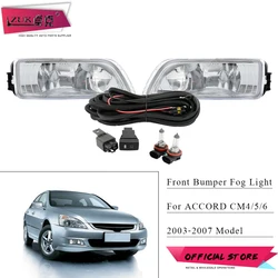 ZUK Additional Front Bumper Fog Light Fog Lamp Set For HONDA ACCORD 2003 2004 2005 2006 2007 CM4 CM5 CM6 Foglight Upgrade Kit