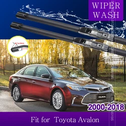 for Toyota Avalon XA20 XA30 XA40 2000~2018 20 30 40 Wipers Blade Car Accessories Windshield Wipers 2004 2005 2012 2013 2017