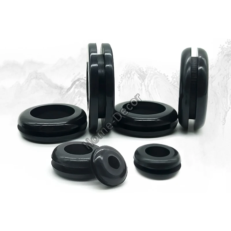 5 PCS Rubber Wire Protector For Desk /Table Cross Line /Hole Protector ,Rubber Protector for Electrical Wire