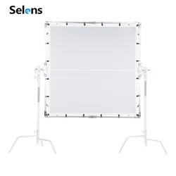 Selens Photographic Soft Light 1.5m/2m/2.4m/3.6m Metal Frame Commercial Advertising Soft Screen Portable Storage