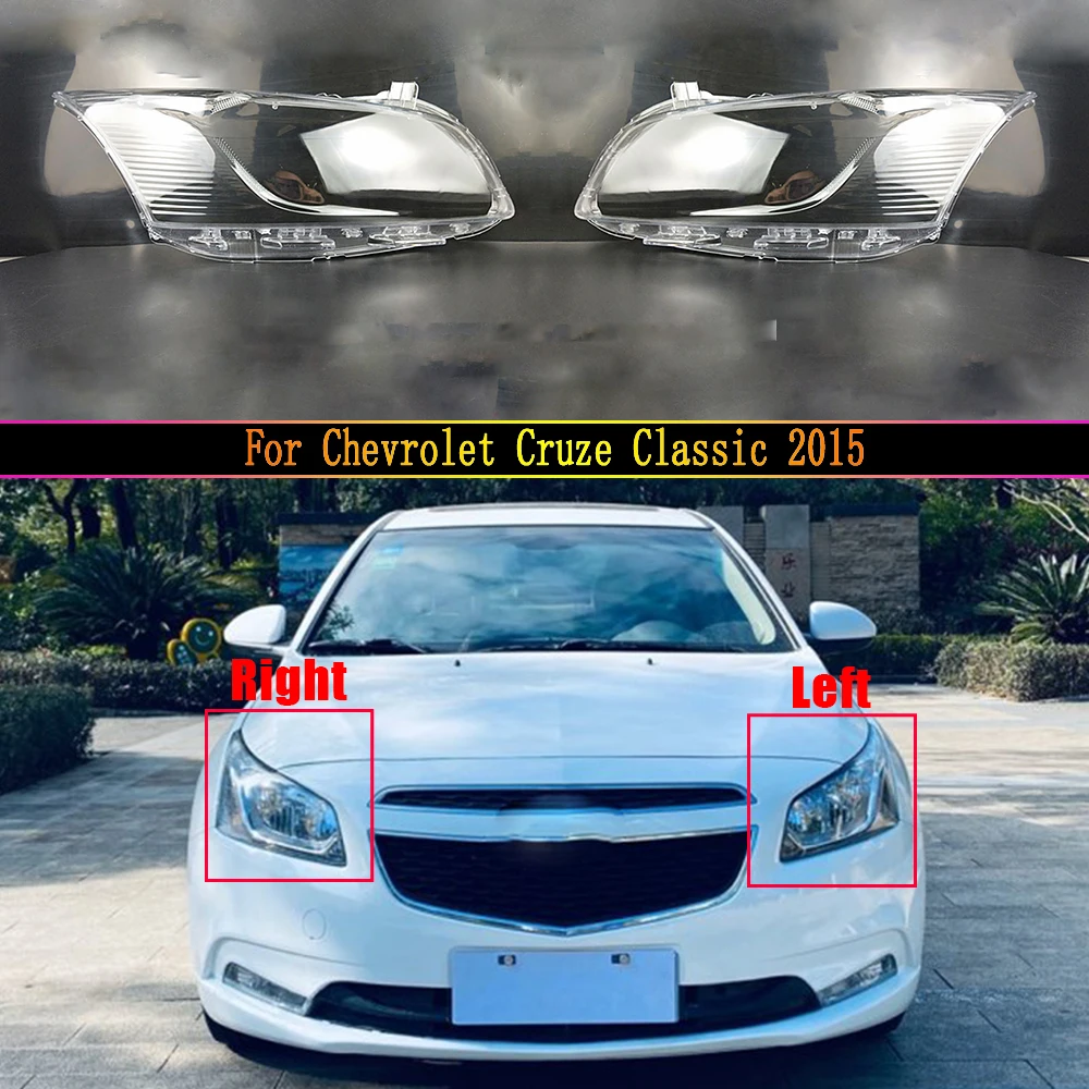 

For Chevrolet Cruze Classic 2015 Car Accessories Headlight Cover Shade Headlamp Shell Transparent Lampshade Case Lens Plexiglass