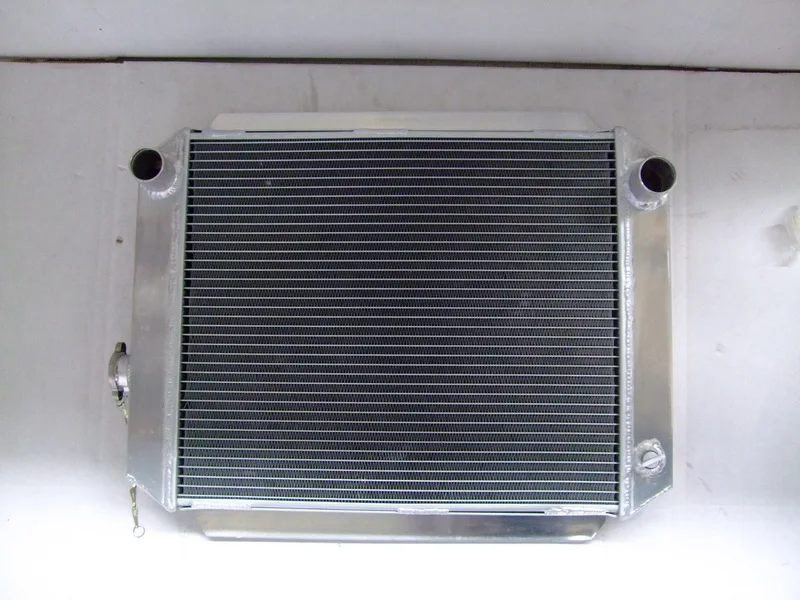 50mm 2 Row for FORD MUSTANG V8 289 1965 1966 65 66 MT All Aluminum Racing Radiator