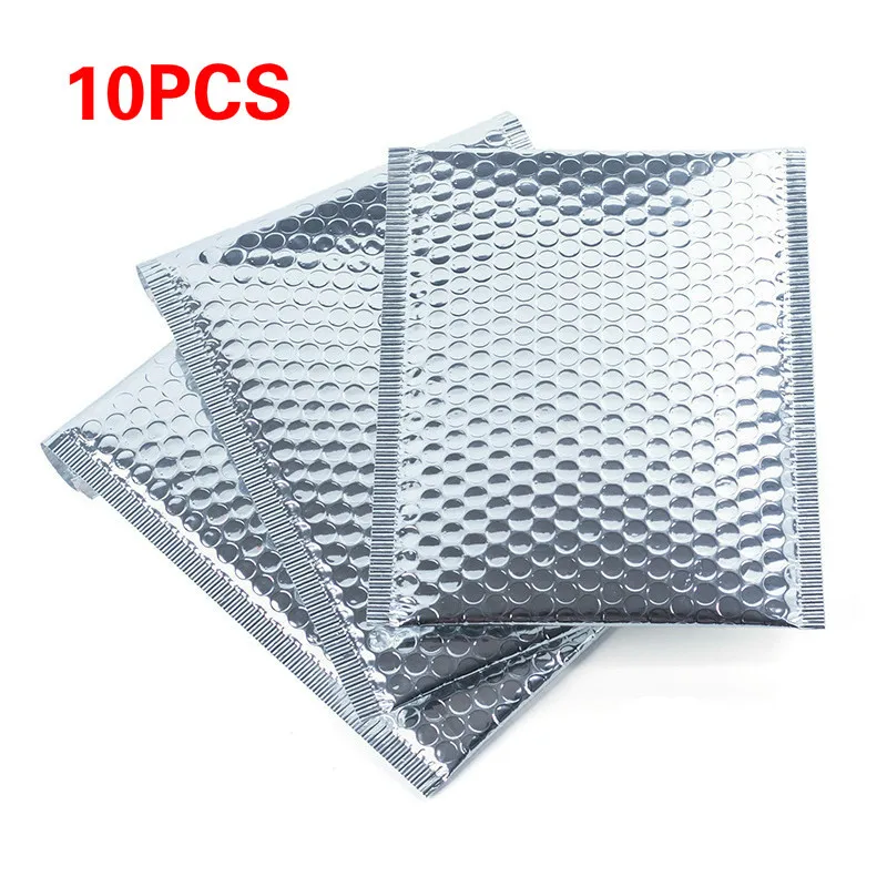 

Packaging paper Shipping Bubble Mailers Sliver Self Seal Padded Envelopes Gift Bag Bubble Mailing Bags Gift Wrap Storage 20*28cm