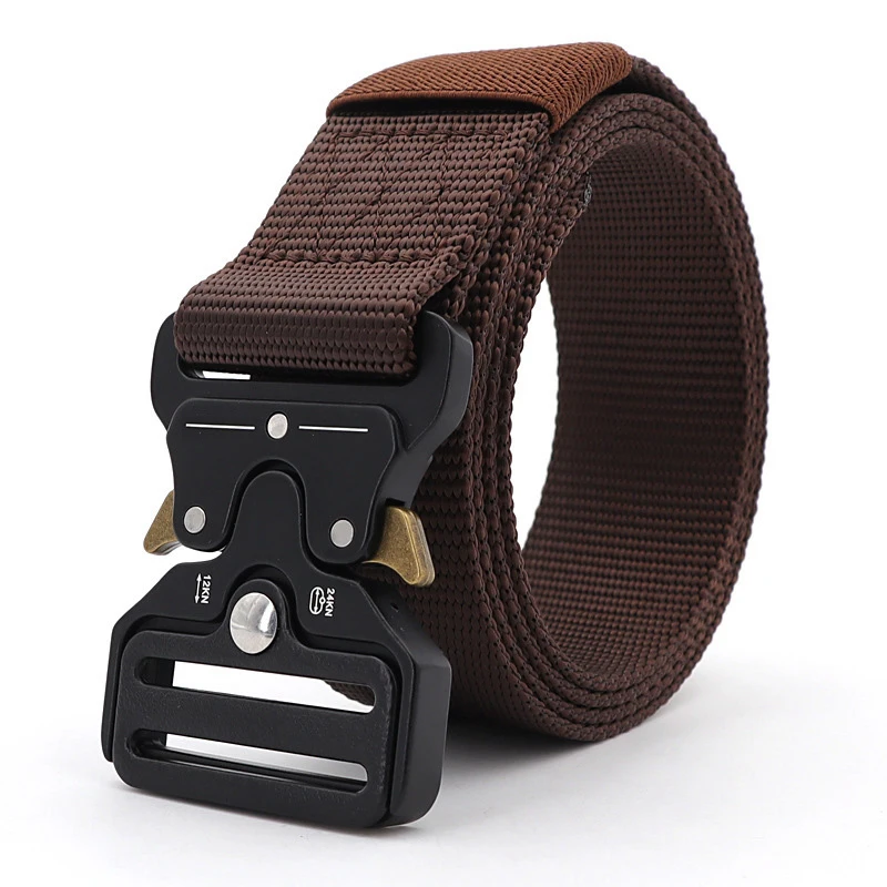 38mm Men Tactical Belt Quick Release Buckle Outdoor Hunting Multi Function Combat Survival High Quality Marine Corps Belts