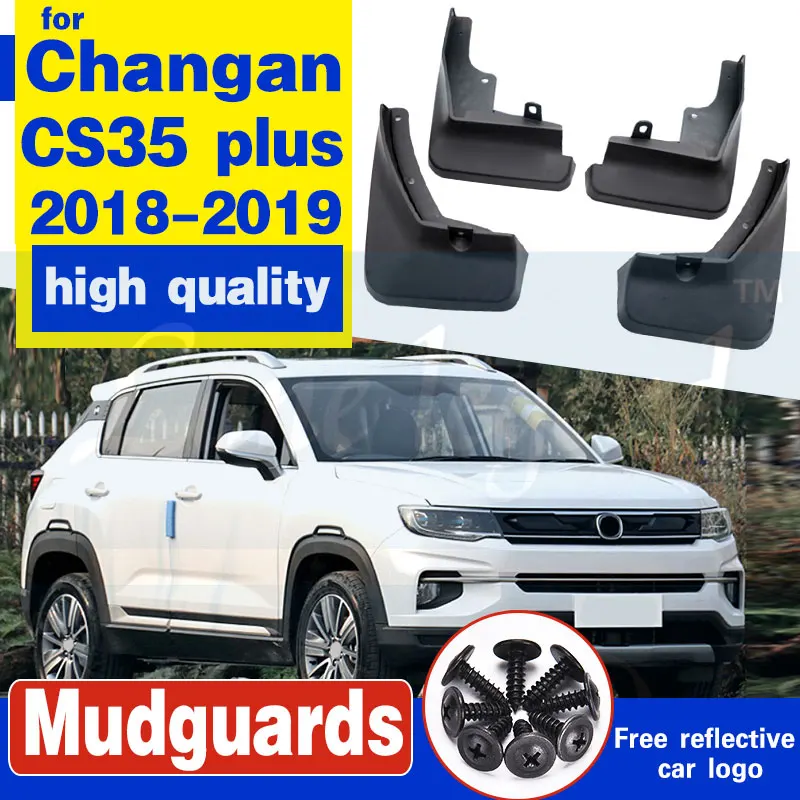 for changan cs35 plus 2018 2019 Car Mudflaps Fender Mud Guard Flap Splash Flaps Mudguards Accessories