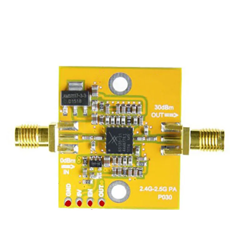 SKY65135 RF Signal Amplifier Booster Module 2400MHz-2525MHz 2.4GHz 1W High Frequency Unidirectional RF Module