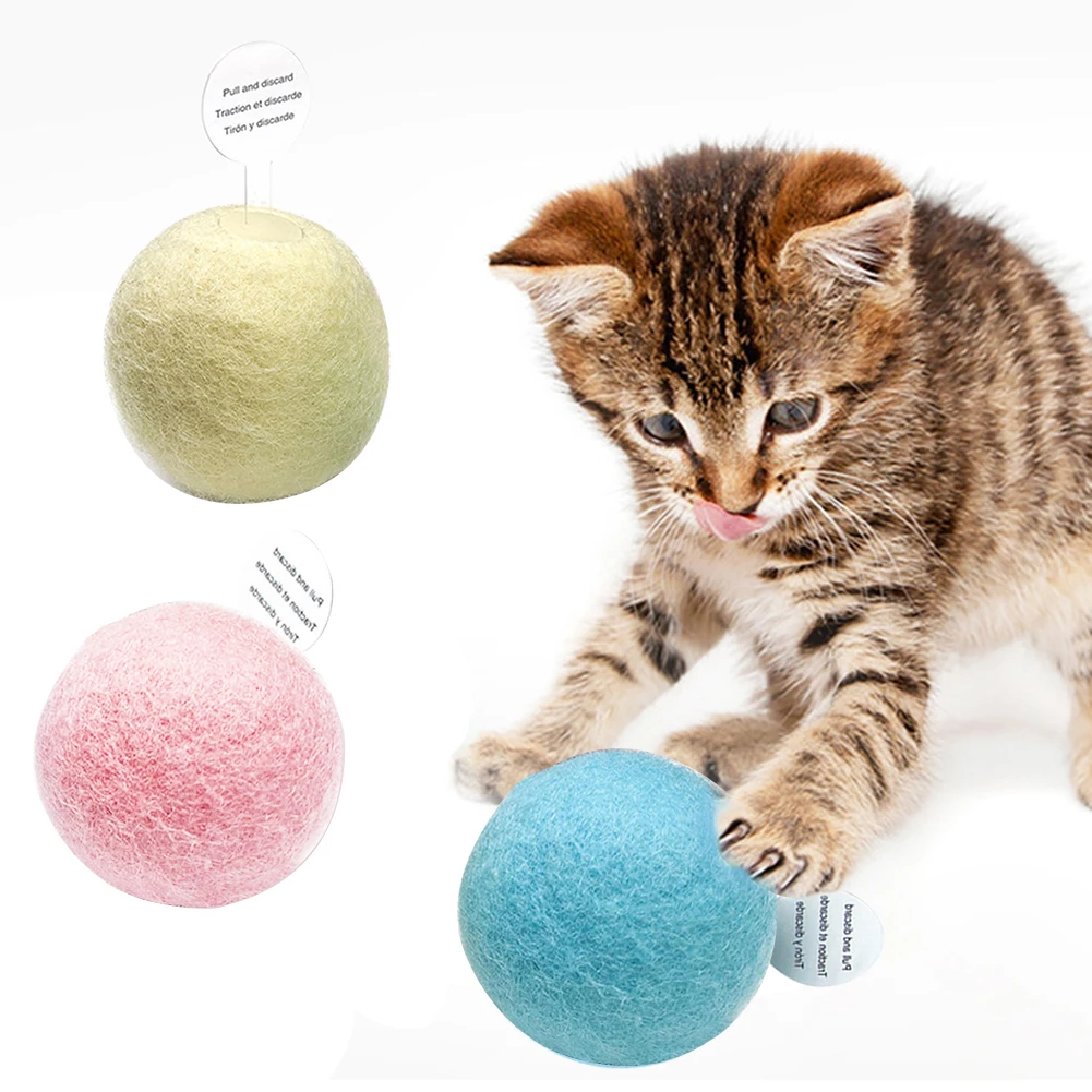 

Cat Toys Ball Smart Touch Sounding Toys Interactive Pet Toy Squeak Toys Ball With Catnip Training Attract Auto Sounding Cat Toy