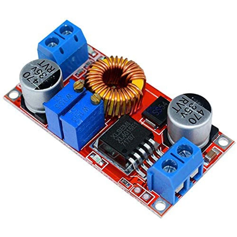 5pcs XL4015 E1 5A DC to DC CC CV Lithium Battery Step Down Charging Board Led Power Converter Charger Step Down Module