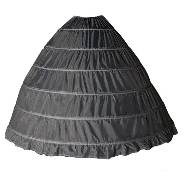 ANGELSBRIDEP Neue 6 Hoops Petticoats Treiben für Ballkleid Brautkleider Unterrock Braut Zubehör Braut Krinolinen