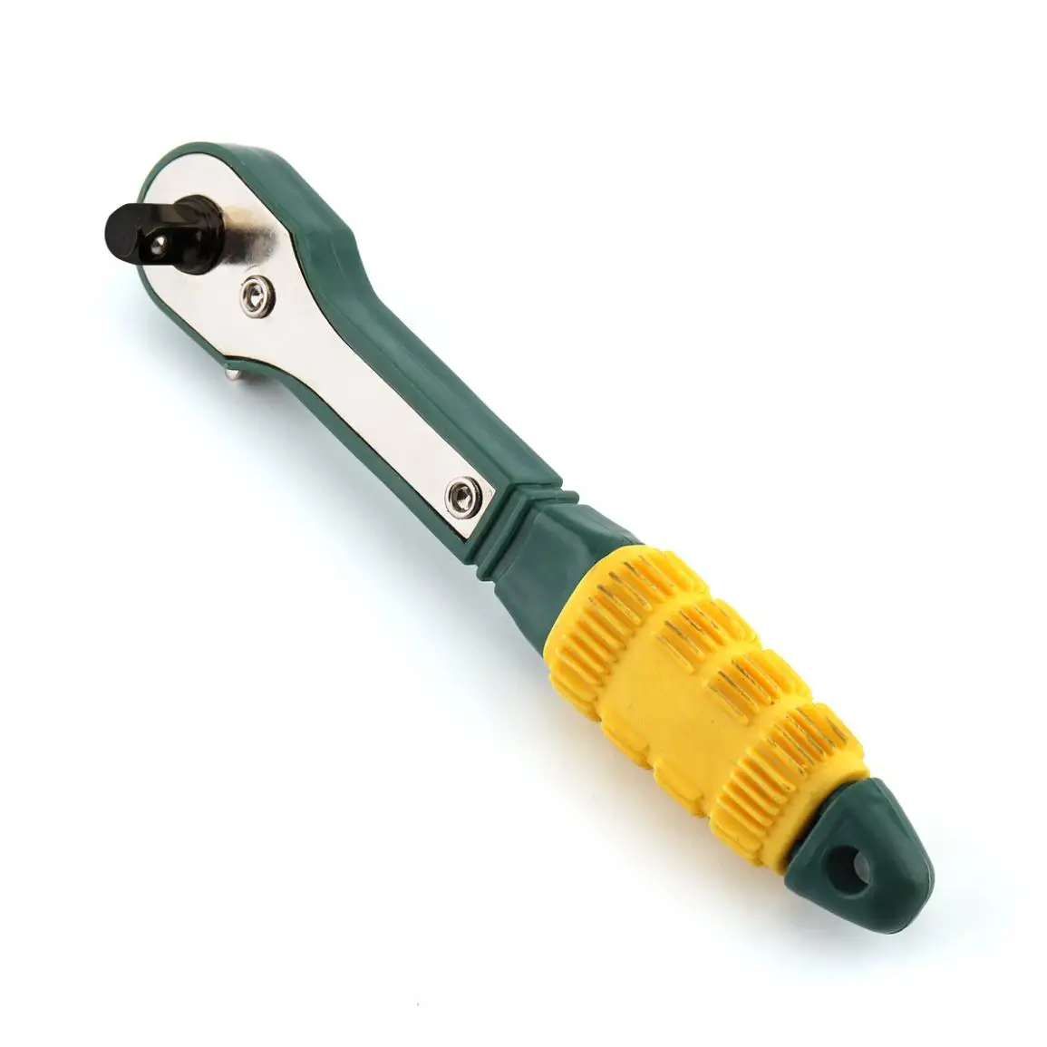 Mini 1/4 inch Head Screwdriver Pole 6.35mm Inner Hexagon Dual-head Ratchet Socket Wrench Spanner Home Hand Tool Accessory