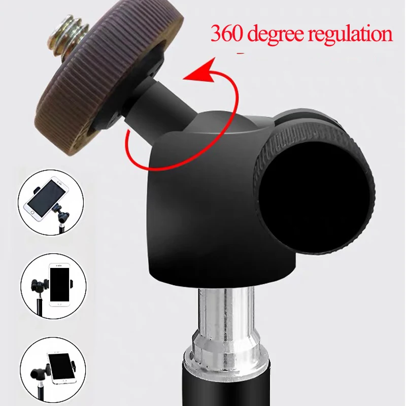 1.2/1.6/2.1m Portatile di Alluminio Del Telefono DSL Fotocamera live treppiede Supporto del basamento del Supporto del Treppiedi di Macchina