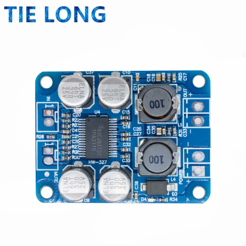 1 sztuk DC 12V-24V TPA3118 60W Mono dźwięk cyfrowy płyta wzmacniacza zasilania Amp moduł